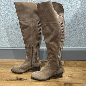 Vince Camuto Tan Over-the-Knee Boots